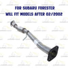 Exhaust Resonator Pipe for 2002-2005 Subaru Forester/Impreza 2.5L | 2005 Saab 9-2x 2.5L