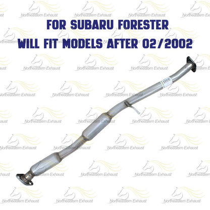 Exhaust Resonator Pipe for 2002-2005 Subaru Forester/Impreza 2.5L | 2005 Saab 9-2x 2.5L
