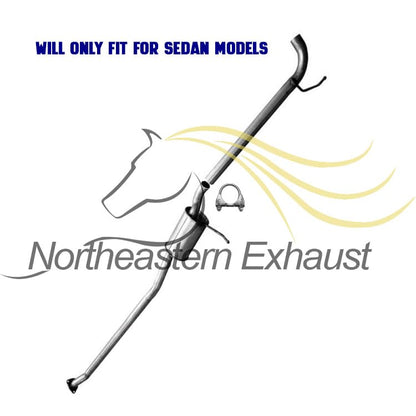 2003-2005 Honda Accord 2.4L Exhaust Resonator Pipe & Muffler - SEDAN