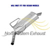 2003-2005 Honda Accord 2.4L Exhaust Resonator Pipe & Muffler - SEDAN