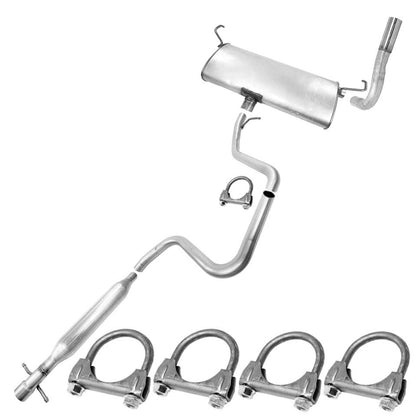 Stainless Steel Resonator, Tail Pipe, Muffler Exhaust System fits Pontiac G6 2008-2010 3.5L