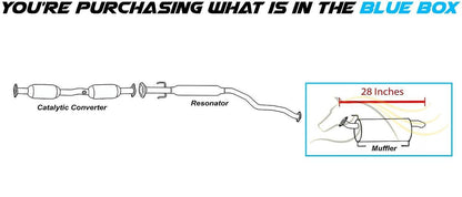 2007-2012 Nissan Versa 1.8L Exhaust Muffler - For Hatchback