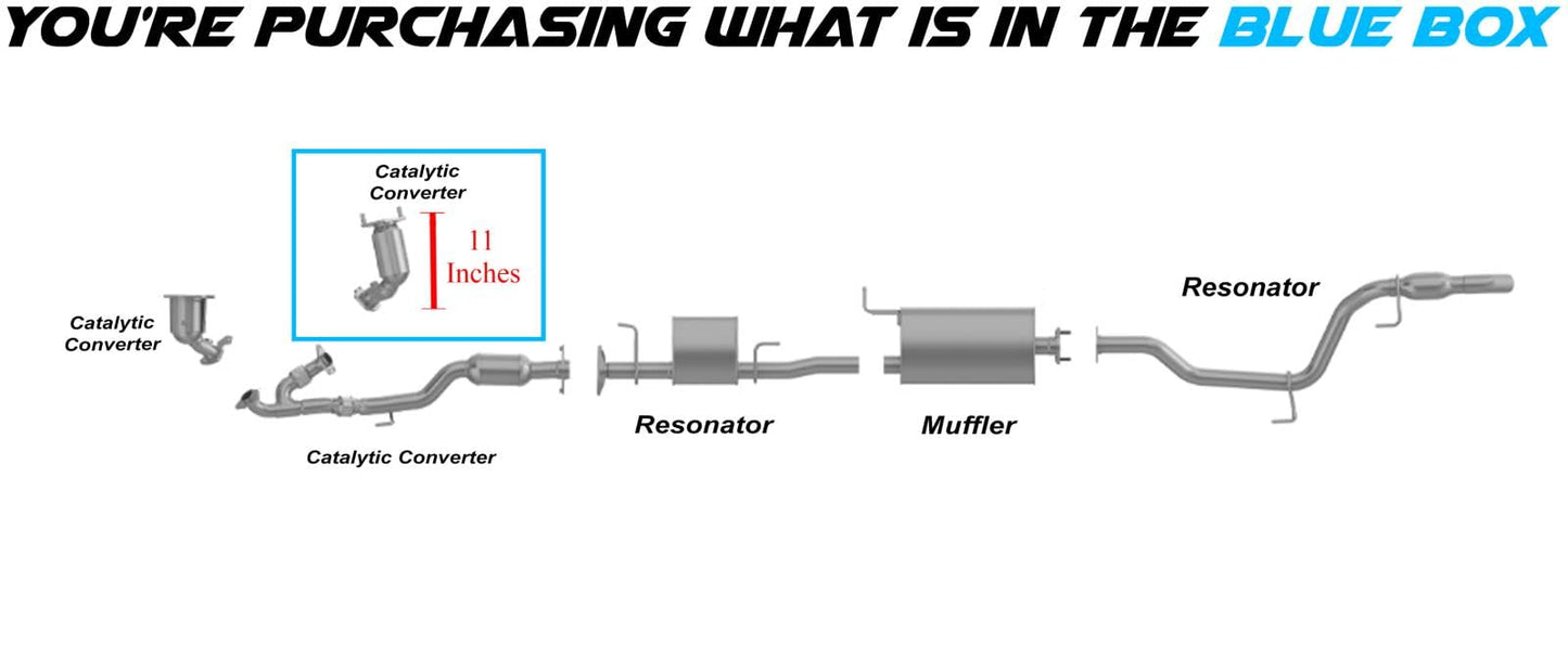 Passenger-side Catalytic Converter for 2013 INFINITI JX35 | 2014-2020 INFINITI QX60 3.5L