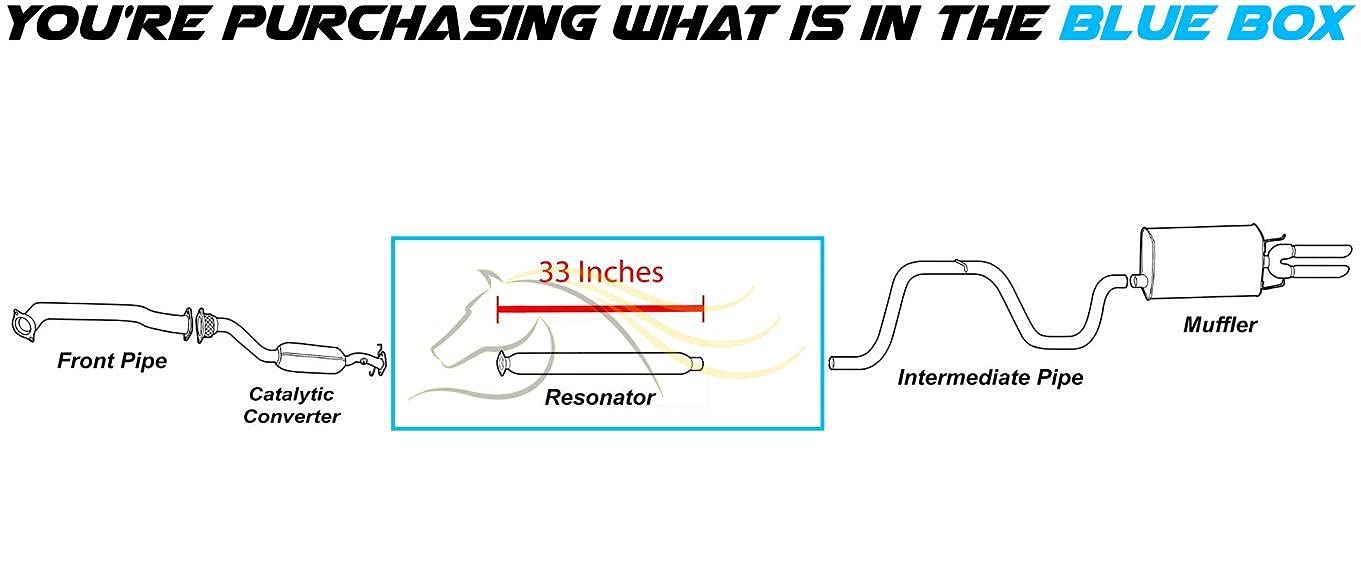 1997-2004 Buick Regal 3.8L Exhaust Resonator Pipe