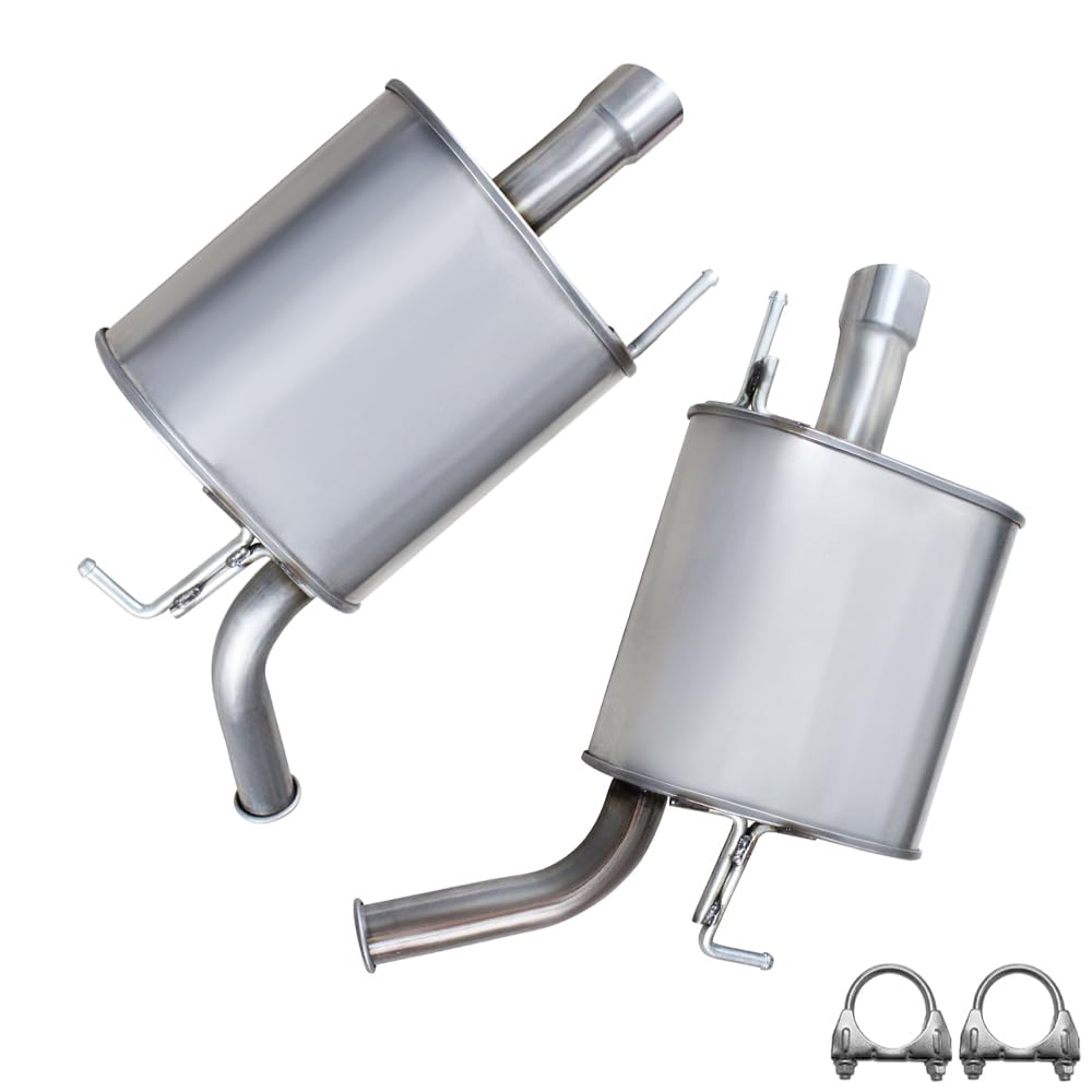 2009-2011 Infiniti G37 3.7L Pair of Mufflers - For Sedan
