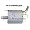 2009-2011 Infiniti G37 3.7L Pair of Mufflers - For Sedan