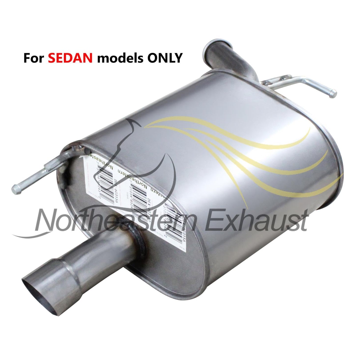 2009-2011 Infiniti G37 3.7L Sedan Pair of Mufflers Exhaust System Kit