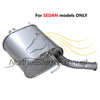 2009-2011 Infiniti G37 3.7L Pair of Mufflers - For Sedan