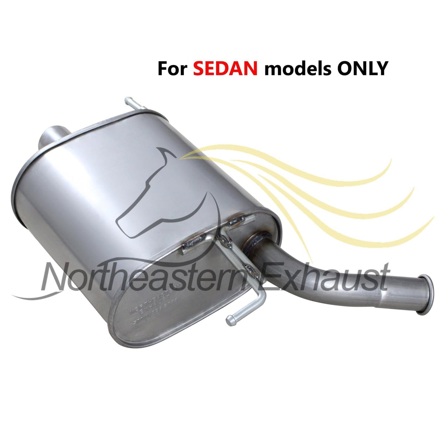 2009-2011 Infiniti G37 3.7L Sedan Pair of Mufflers Exhaust System Kit