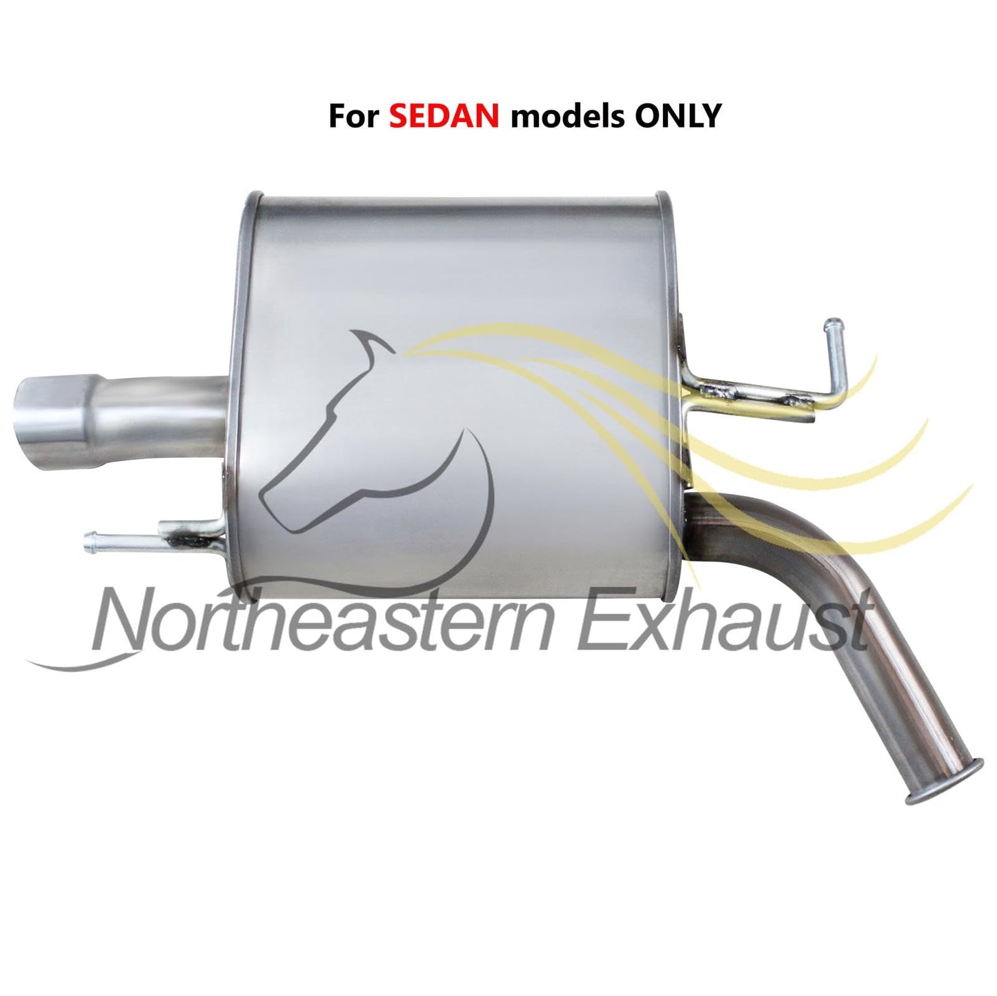 2009-2011 Infiniti G37 3.7L Sedan Pair of Mufflers Exhaust System Kit