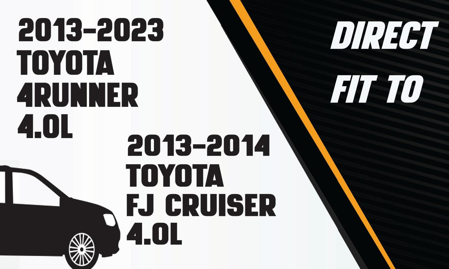 Pair of Rear Catalytic Converter for 2013-2023 Toyota 4Runner 4.0L | 2013-2014 FJ Cruiser 4.0L
