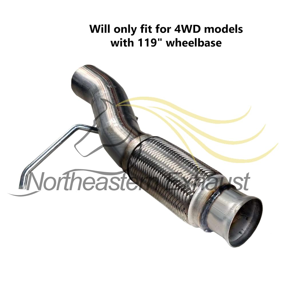 2014-2018 Chevrolet/GMC Silverado/Sierra 1500 4.3/3.5L Exhaust Pipe | 4WD with 119" Wheelbase
