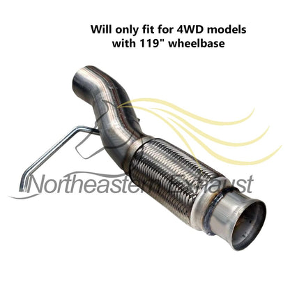 2014-2018 Chevrolet/GMC Silverado/Sierra 1500 4.3/3.5L Exhaust Pipe | 4WD with 119" Wheelbase
