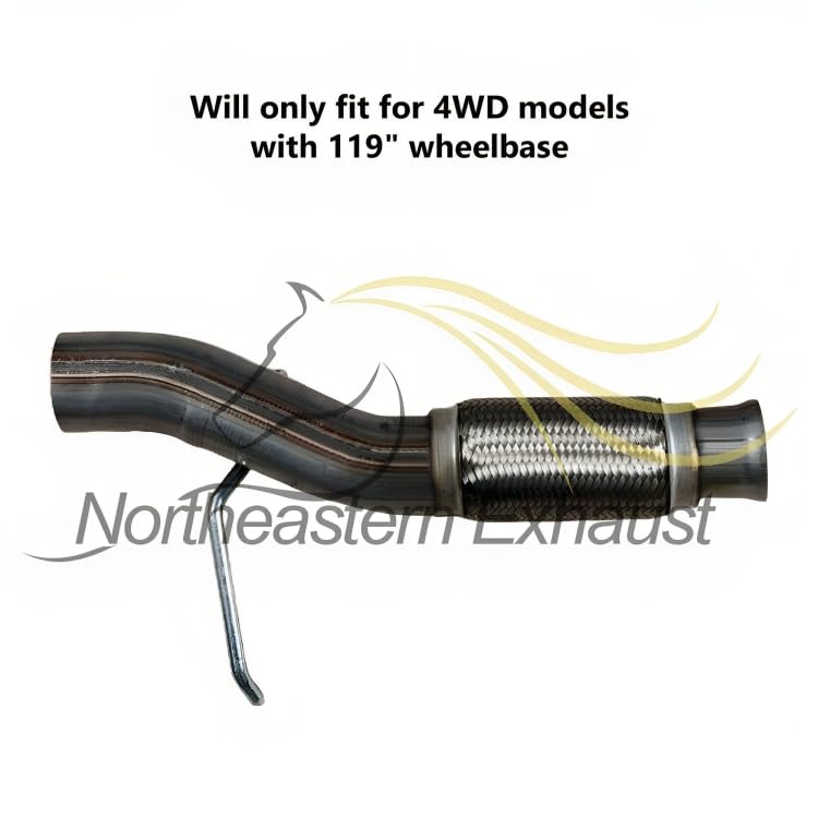 2014-2018 Chevrolet/GMC Silverado/Sierra 1500 4.3/3.5L Exhaust Pipe | 4WD with 119" Wheelbase