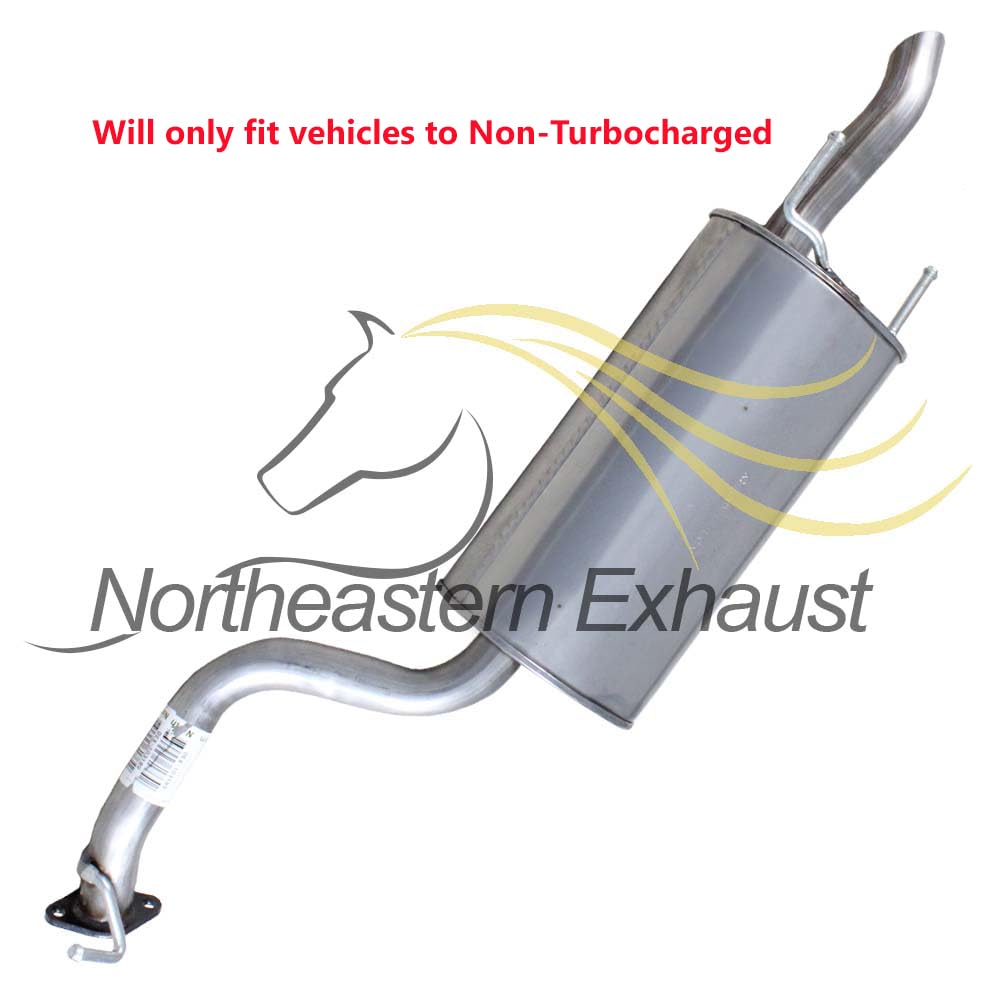 2003 Subaru Baja 2.5L Resonator and Muffler Exhaust Kit