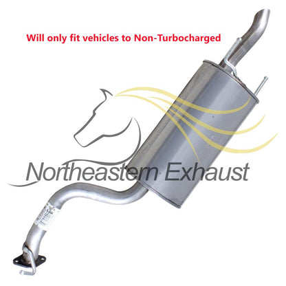 2003 Subaru Baja 2.5L Resonator and Muffler Exhaust Kit