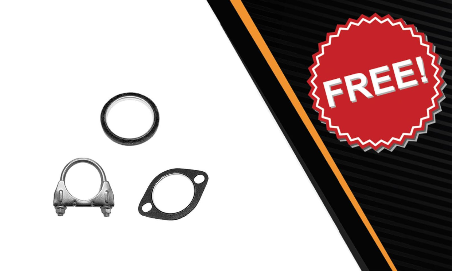 2003 Subaru Baja 2.5L Resonator and Muffler Exhaust Kit