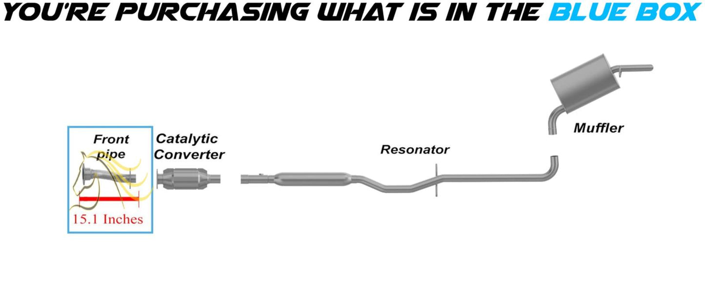 2000-2005 Buick Lesabre | 1999-2005 Buick Park Avenue | 2000-2005 Pontiac Bonneville | 3.8L Exhaust Front Pipe