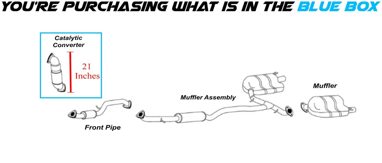 Front Catalytic Converter for 2016-2021 Honda Civic | 2017-2022 Honda CR-V 1.5L