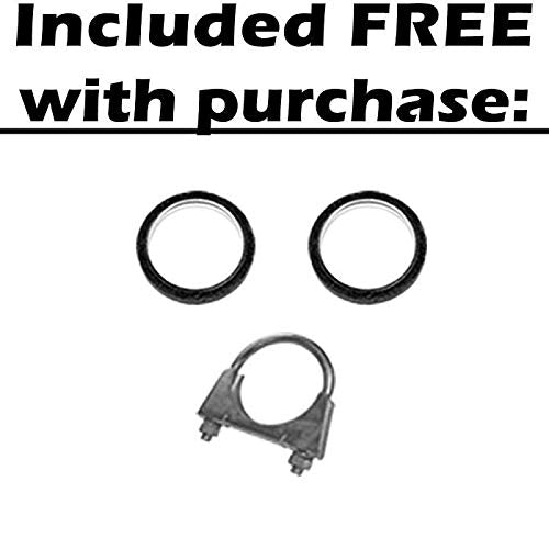 Northeastern Exhaust | Stainless Steel Muffler and Resonator Exhaust System Kit Compatible for Lexus LX470 1998-2005 | Toyota Land Cruiser 1998-2006 4.7L | Free Clamps and Gaskets Included