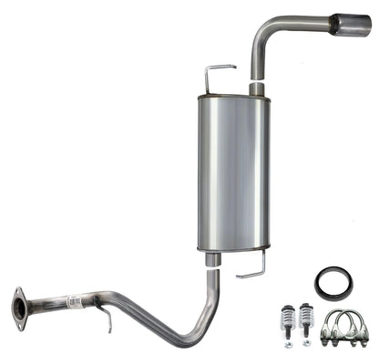 Exhaust Pipe, Muffler and Tail Pipe for 2003-2005 Toyota Matrix and Pontiac Vibe 1.8L