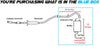 Exhaust Pipe, Muffler and Tail Pipe for 2003-2005 Toyota Matrix and Pontiac Vibe 1.8L