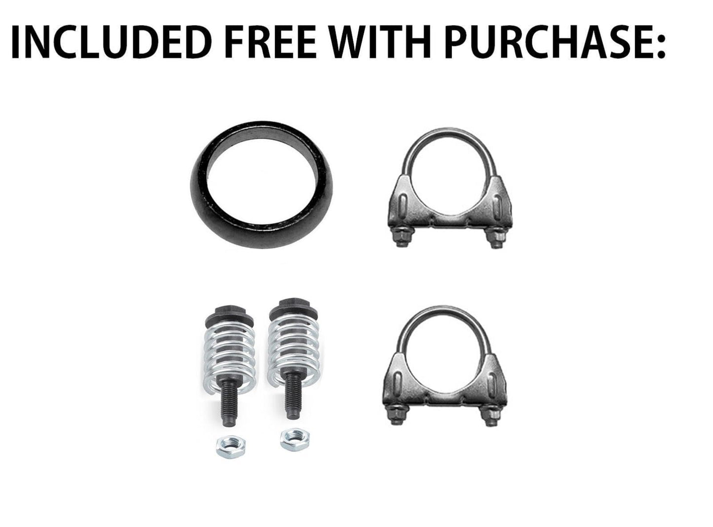 Exhaust Pipe, Muffler and Tail Pipe for 2003-2005 Toyota Matrix and Pontiac Vibe 1.8L