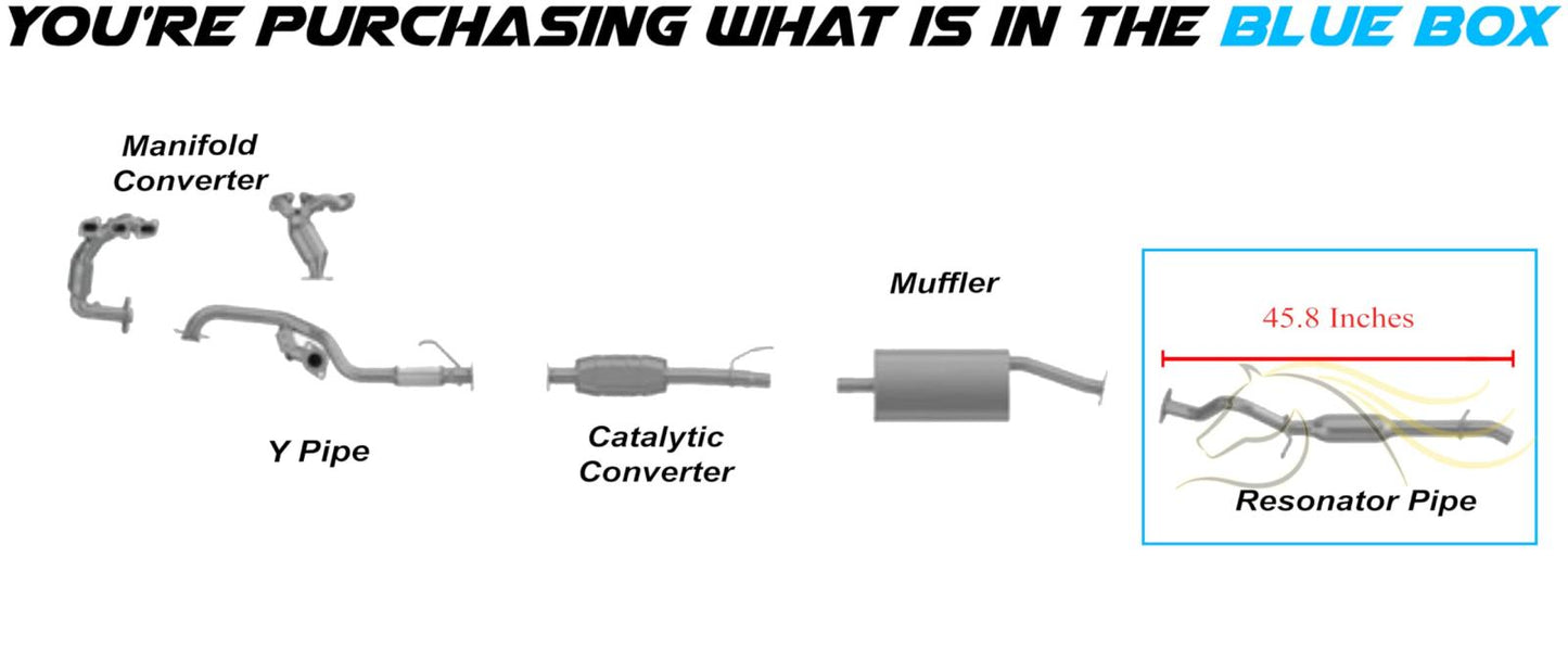 2001-2008 Ford Escape 3.0L 2.3L 2.0L Exhaust Resonator Pipe