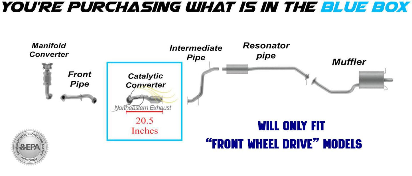 2016-2020 Honda HR-V 1.8L Catalytic Converter - EPA Approved | FWD