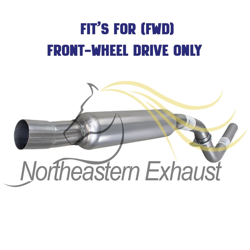 2014-2018 Jeep Cherokee 2.4L 3.2L Exhaust Resonator Pipe | FWD Only