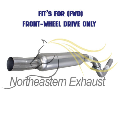 2014-2018 Jeep Cherokee 2.4L 3.2L Exhaust Resonator Pipe | FWD Only