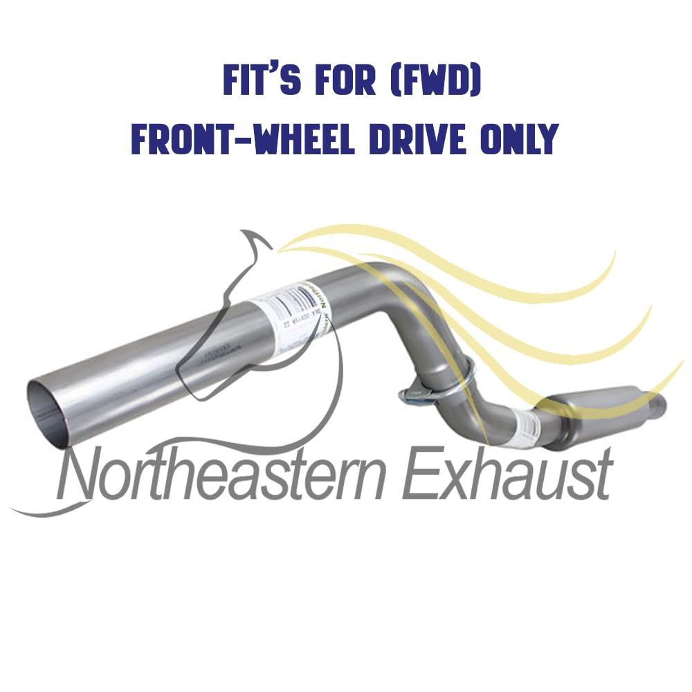 2014-2018 Jeep Cherokee 2.4L 3.2L Exhaust Resonator Pipe | FWD Only