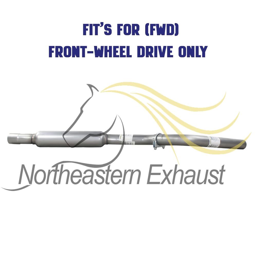 2014-2018 Jeep Cherokee 2.4L 3.2L Exhaust Resonator Pipe | FWD Only