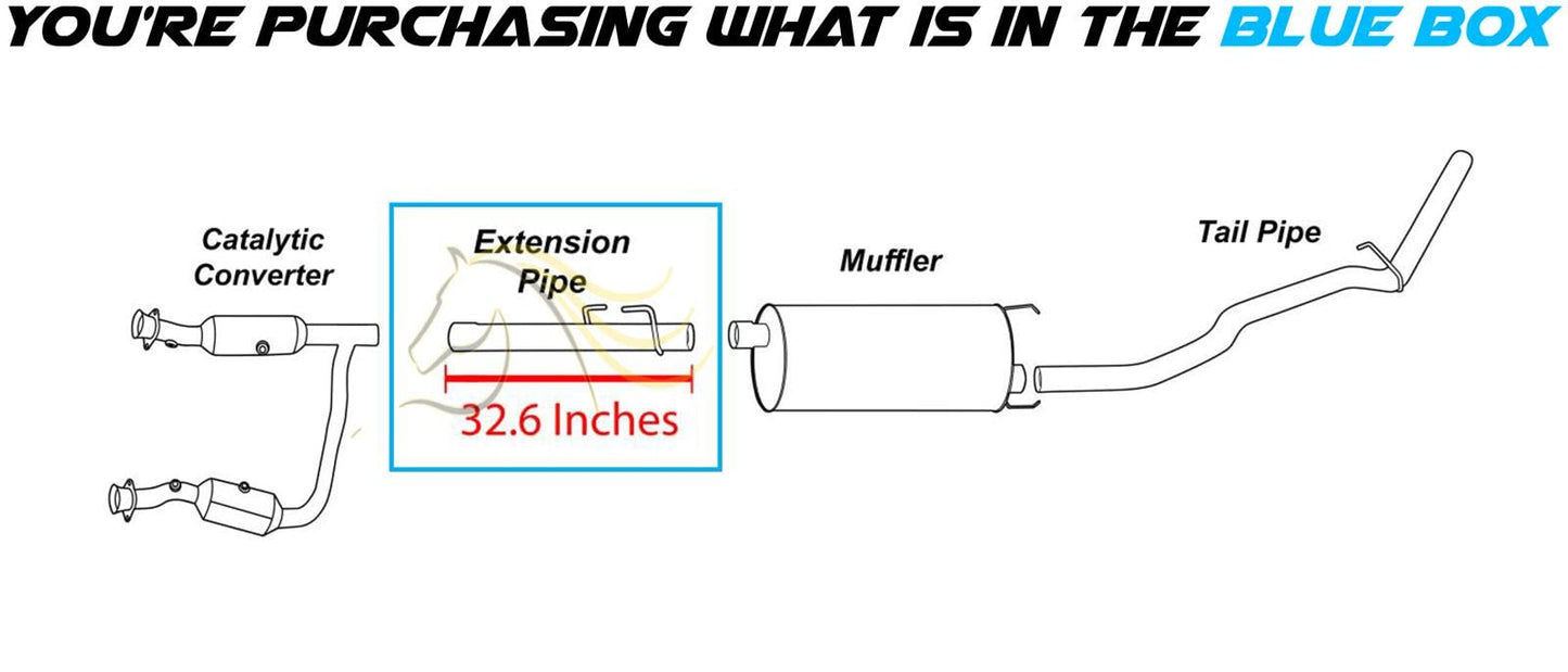 2006-2008 Dodge Ram 1500 Exhaust Pipe | Pickup 1/2 Ton