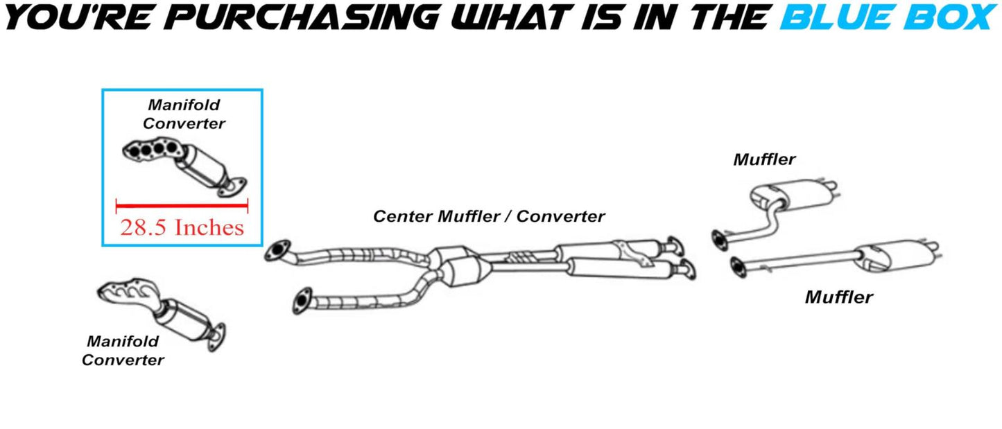 Manifold Catalytic for 2006-2017 Lexus GS300 GS350 IS250 IS350 RC350 2.5L 3.5L