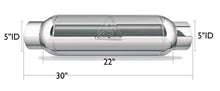 Universal Muffler/Resonator 5" ID Performance Turbine