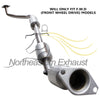 Catalytic Converter with Resonator for 2003-2008 Pontiac Vibe, Toyota Corolla and Matrix 1.8L