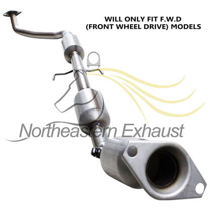 Catalytic Converter with Resonator for 2003-2008 Pontiac Vibe, Toyota Corolla and Matrix 1.8L