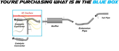 Passenger-side Catalytic Converter for 2009-2010 Ford F-150 | 2007-2014 Ford Expedition | 2007-2013 Lincoln Navigator 5.4L