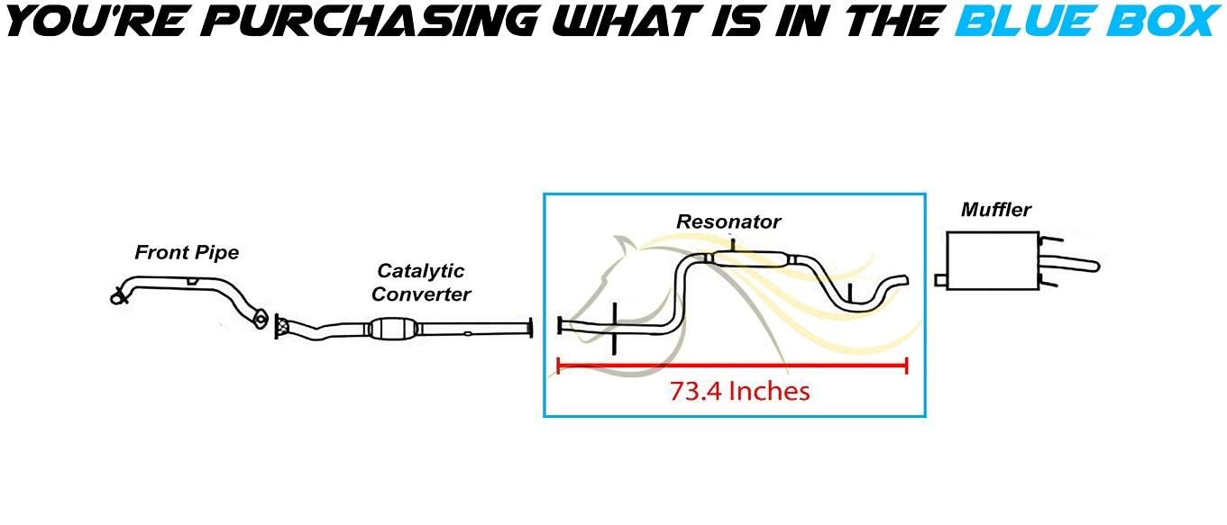 1995-1999 Chevrolet Monte Carlo | 1995-2001  Chevrolet Lumina 3.1L Exhaust Resonator