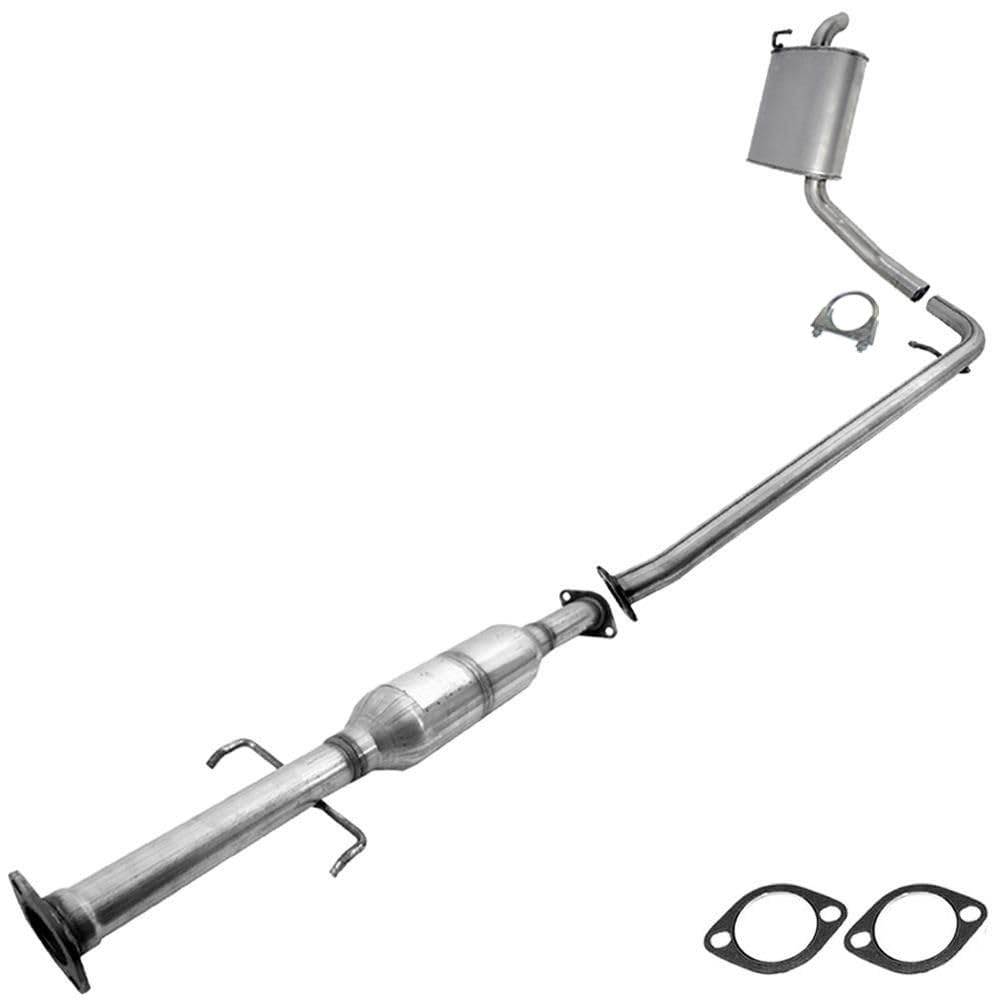 Northeastern Exhaust | Stainless Steel Resonator, Intermediate Pipe and Muffler Exhaust System Kit Compatible for 2006-2010 Hyundai Sonata  2.4L | Free Gakets and Clamp Included