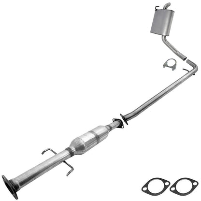 Northeastern Exhaust | Stainless Steel Resonator, Intermediate Pipe and Muffler Exhaust System Kit Compatible for 2006-2010 Hyundai Sonata  2.4L | Free Gakets and Clamp Included