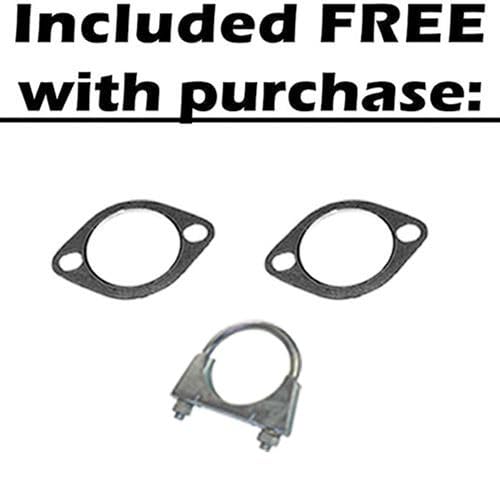 Northeastern Exhaust | Stainless Steel Resonator, Intermediate Pipe and Muffler Exhaust System Kit Compatible for 2006-2010 Hyundai Sonata  2.4L | Free Gakets and Clamp Included