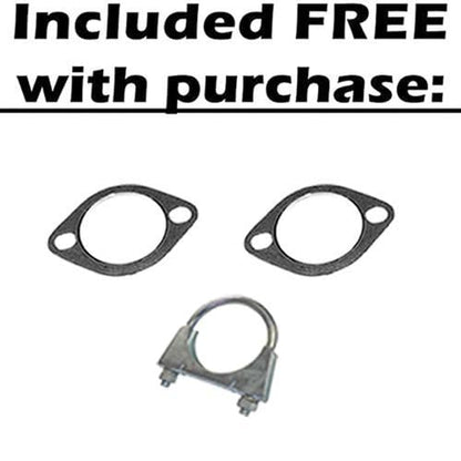 Northeastern Exhaust | Stainless Steel Resonator, Intermediate Pipe and Muffler Exhaust System Kit Compatible for 2006-2010 Hyundai Sonata  2.4L | Free Gakets and Clamp Included