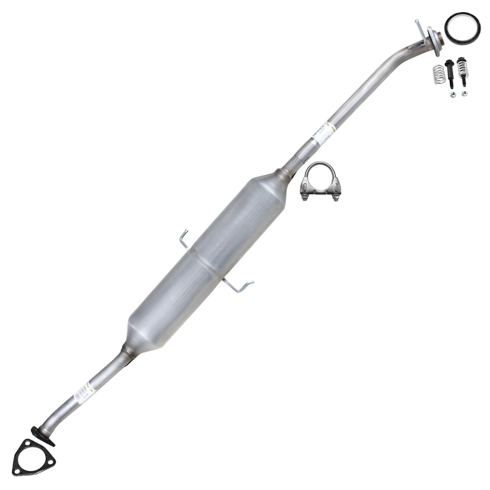 Northeastern Exhaust | Stainless Steel - Resonator Pipe Exhaust System Kit Compatible for Honda CRV 2002-2004 2.4L | Free Gaskets, Spring Bolt Kit and Clamps Included | Automotive Replacement Part