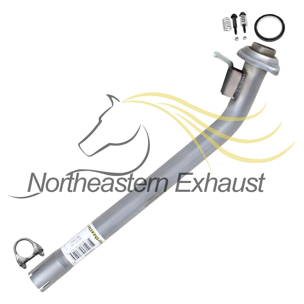 Northeastern Exhaust | Stainless Steel - Resonator Pipe Exhaust System Kit Compatible for Honda CRV 2002-2004 2.4L | Free Gaskets, Spring Bolt Kit and Clamps Included | Automotive Replacement Part