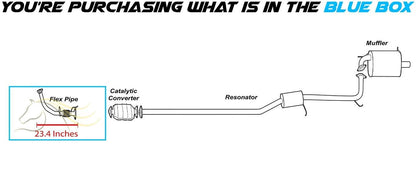 1998-2002 Honda Accord 2.3L Exhaust Pipe