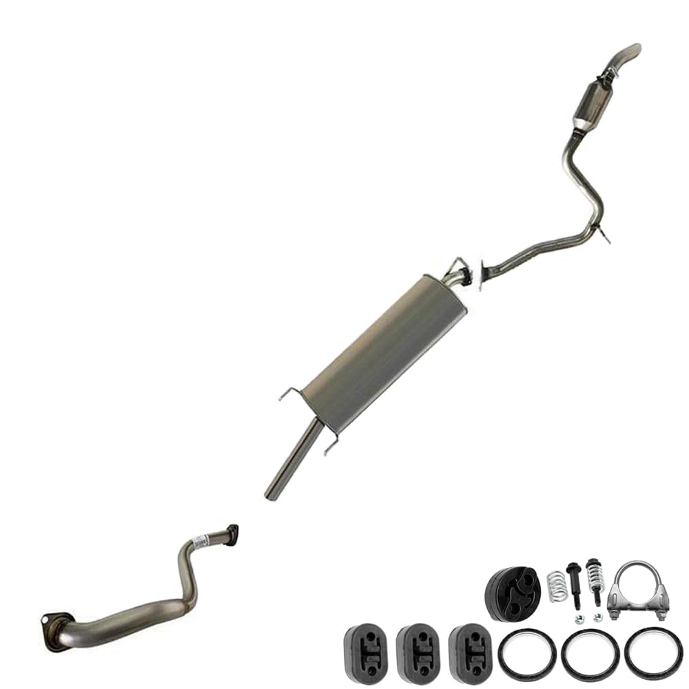 Exhaust Front Pipe, Muffler & Tail Pipe for 2006-2008 Toyota RAV4  2.4L | 2009-2012 RAV4 2.5L