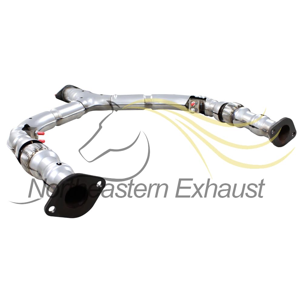 Northeastern Exhaust | Stainless Steel Exhaust Front Y Pipe Compatible for INFINITI | QX50 & QX70 2014-2017 3.7L | FX37 & EX37 2013 3.7L | Q60 2014-2015 3.7L | G37 2008-2013 3.7L | FX35 2009-2012  3.5L | EX35 2008-2012 3.5L | Free Gaskets Included