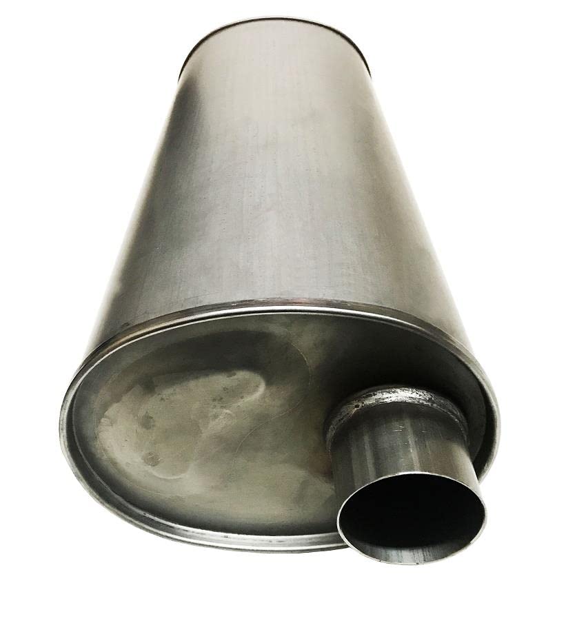 Northeastern Exhaust | Stainless Steel Intermediate Pipe, Muffler, Resonator Exhaust System Kit Compatible for 2002-2003 Cadillac Escalade 5.3L | Free Clamps , Hangers and Bolts and Nuts